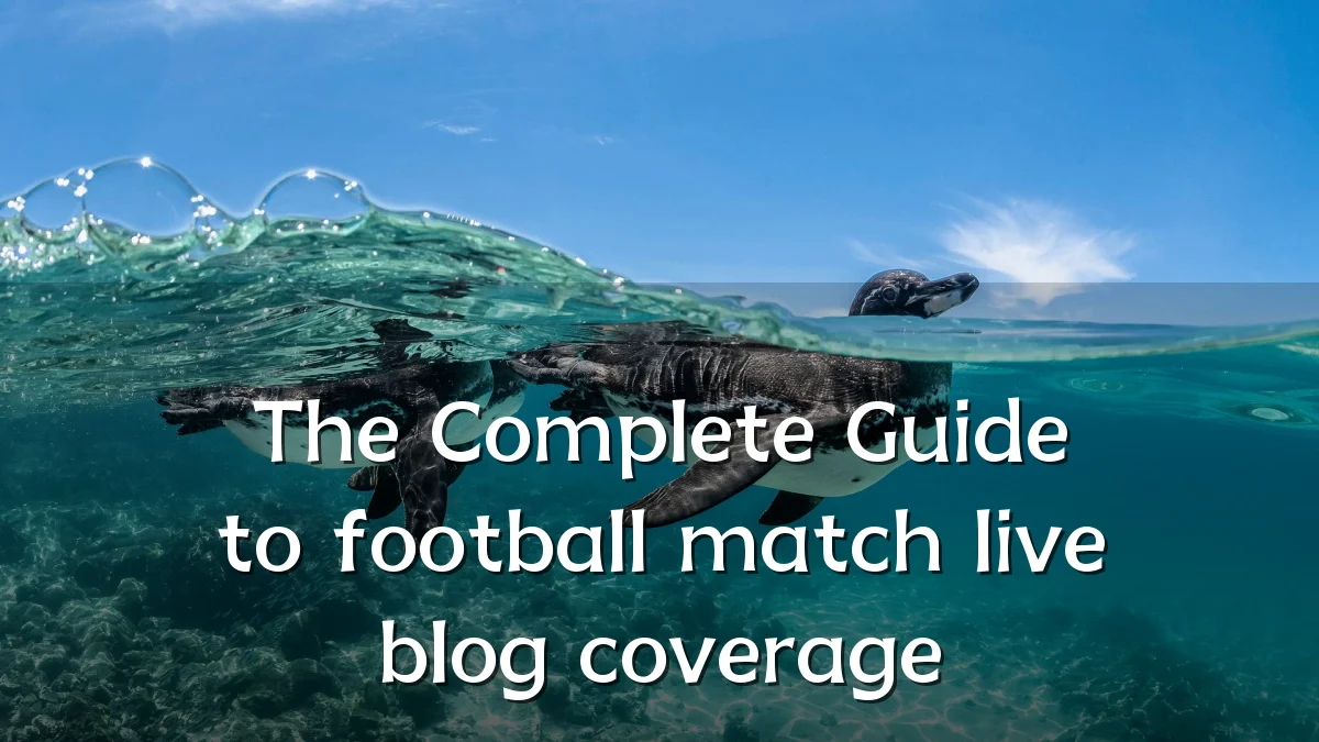The Complete Guide to football match live blog coverage