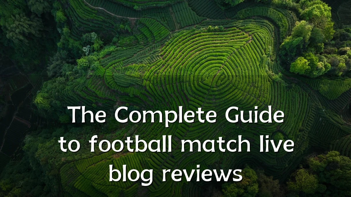 The Complete Guide to football match live blog reviews