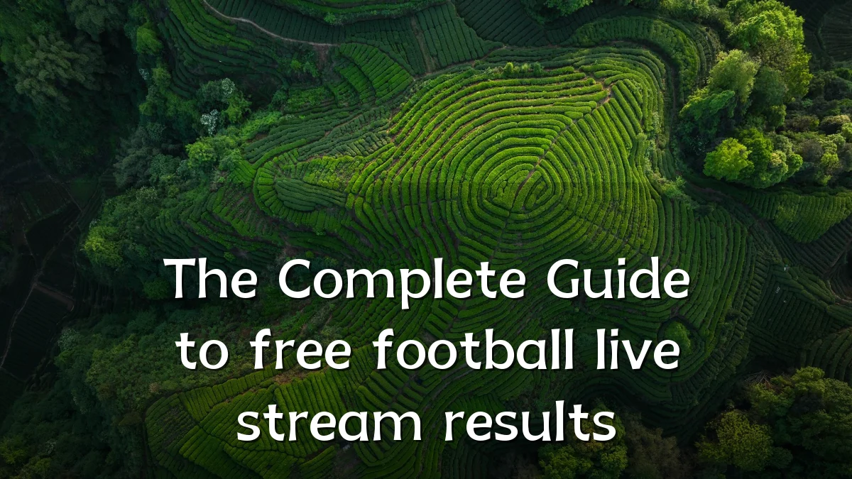 The Complete Guide to free football live stream results