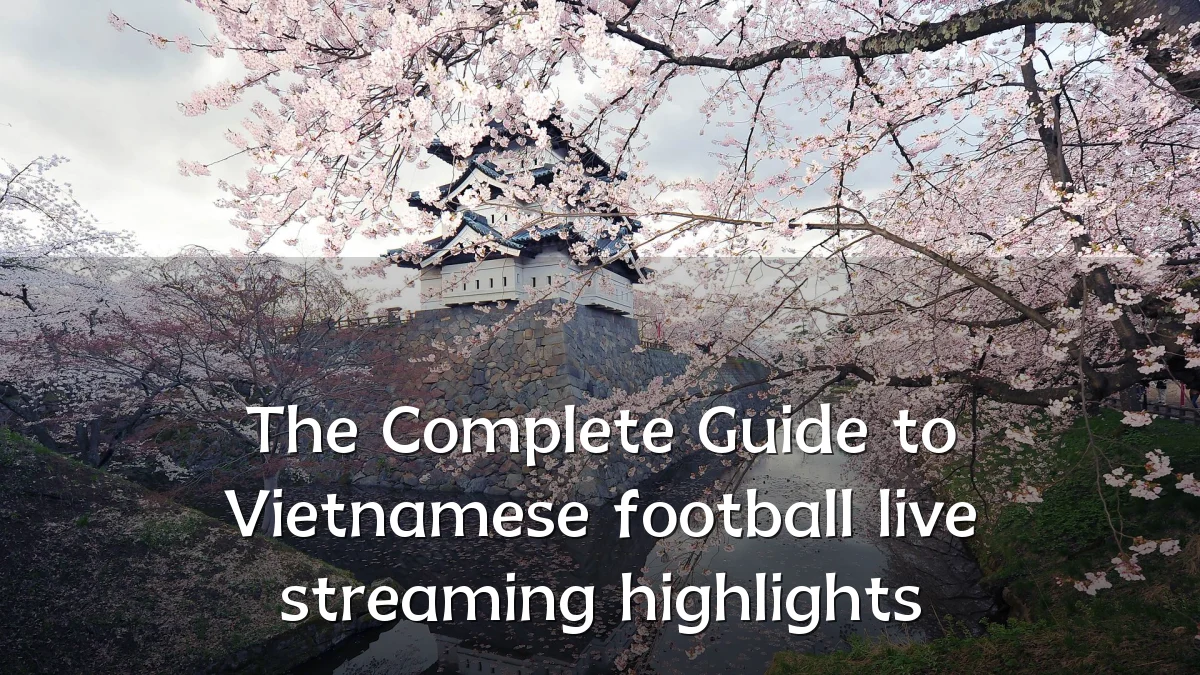The Complete Guide to Vietnamese football live streaming highlights